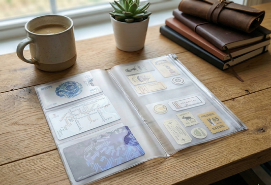 A5 Clear Pocket Insert – Refillable Journal Organizer