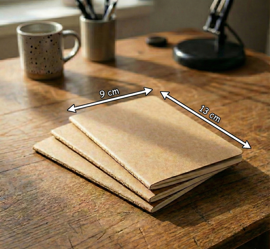 3x Pocket size Refill Notebook