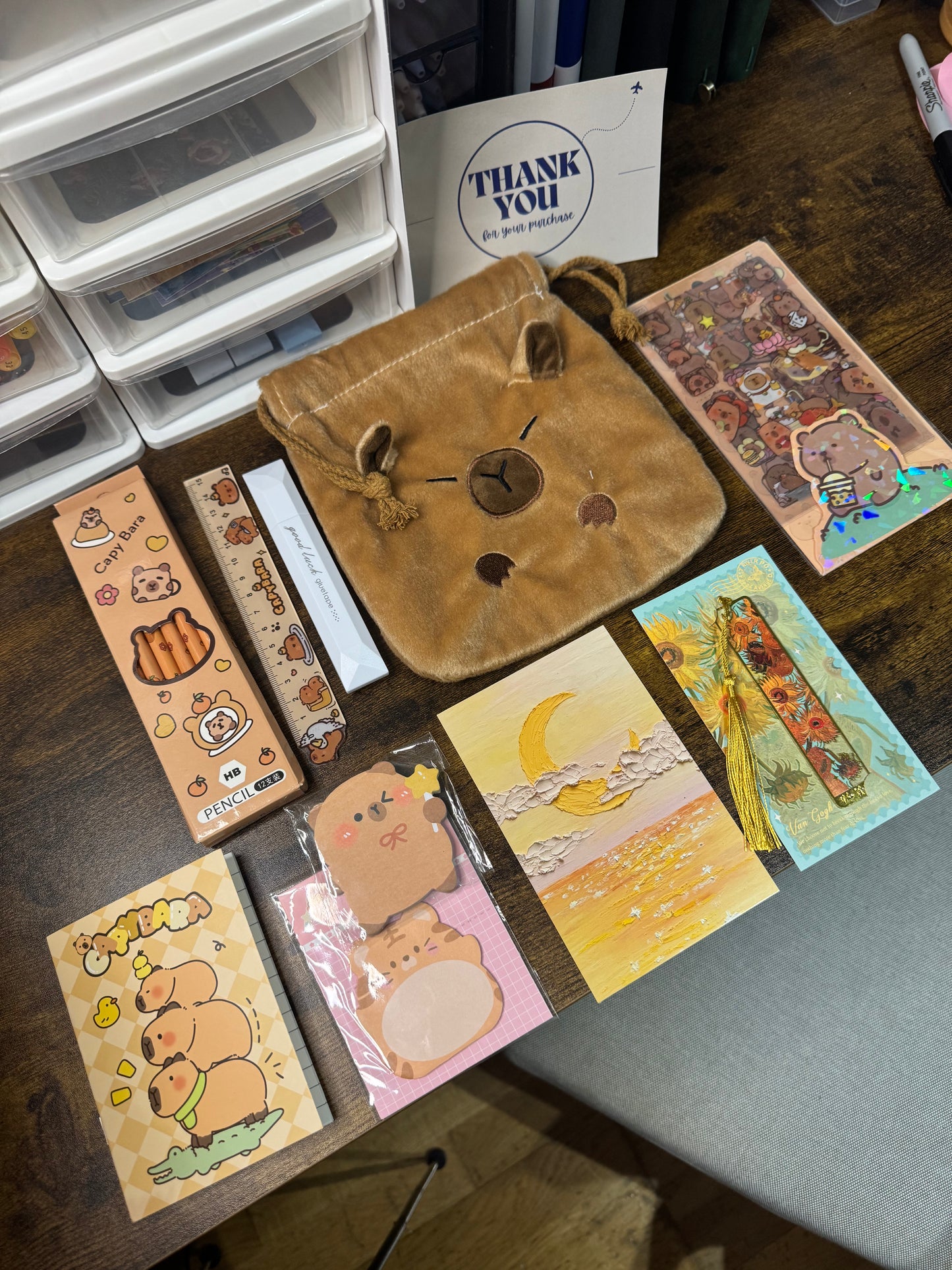 Stationery Set - Capybara edition