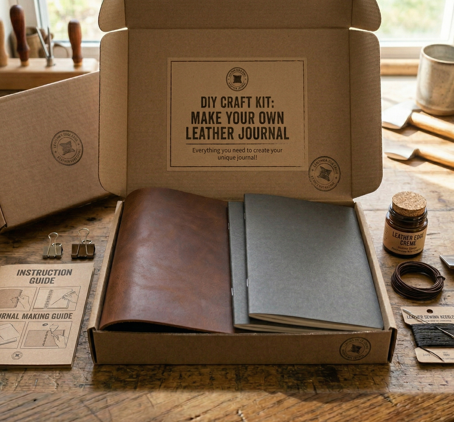 DIY Leather Journal Kit