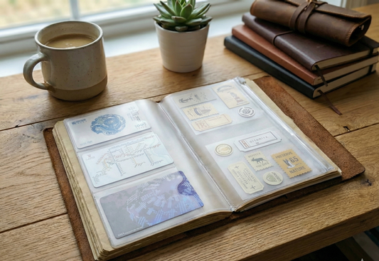 A5 Clear Pocket Insert – Refillable Journal Organizer