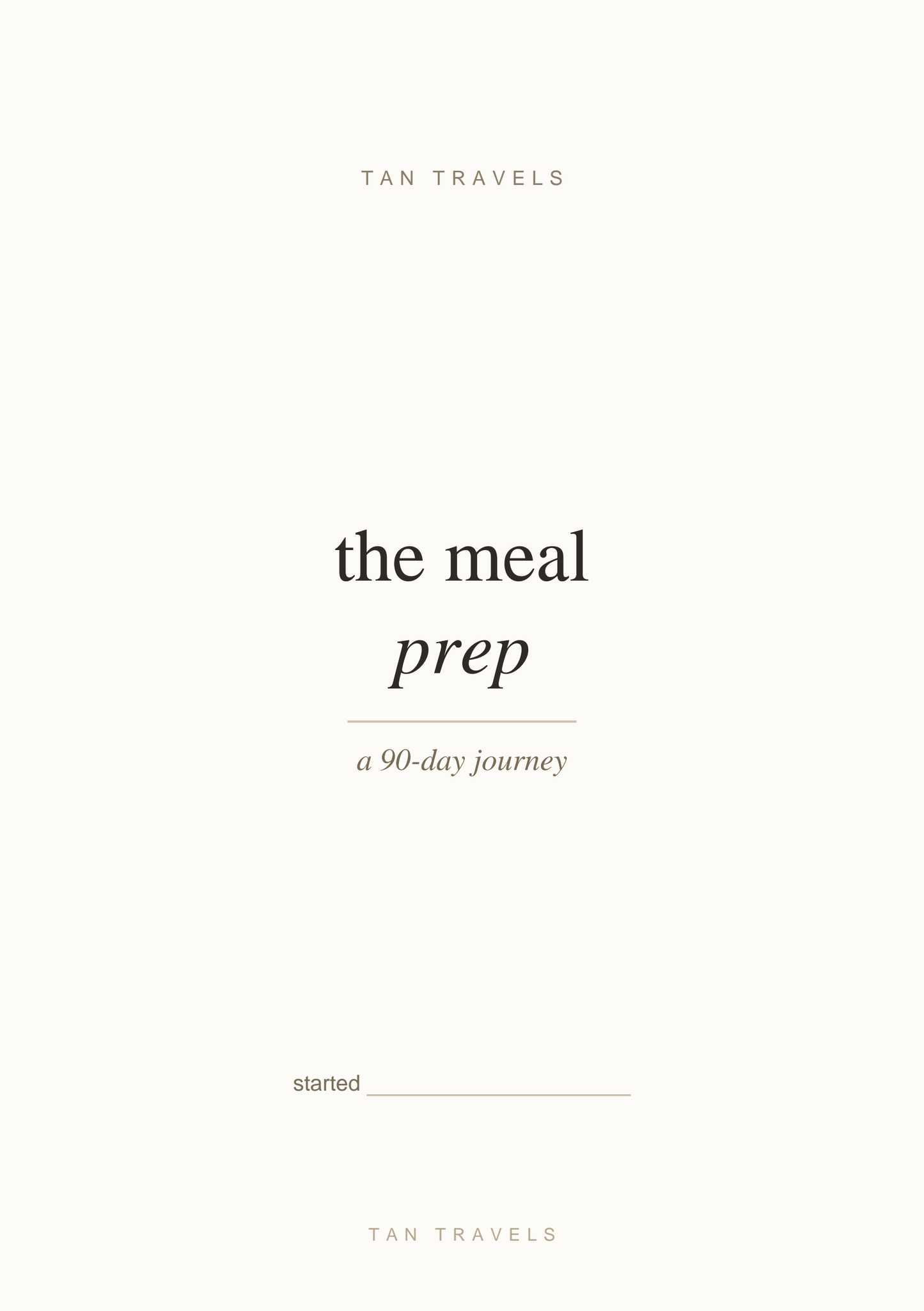 Meal Prep - 90 Days Challenge